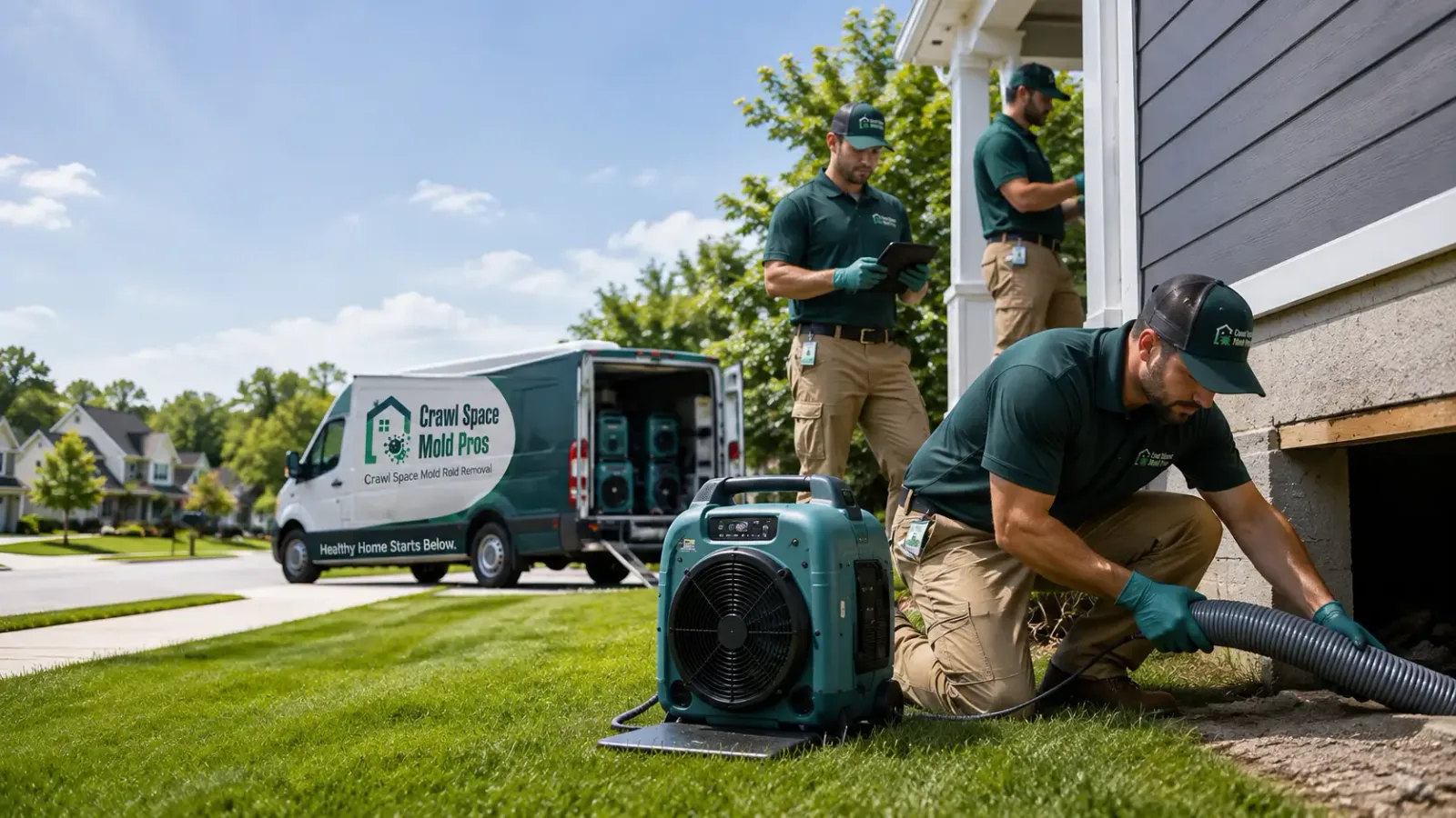 Crawl Space Mold Removal in Quinnesec, MI